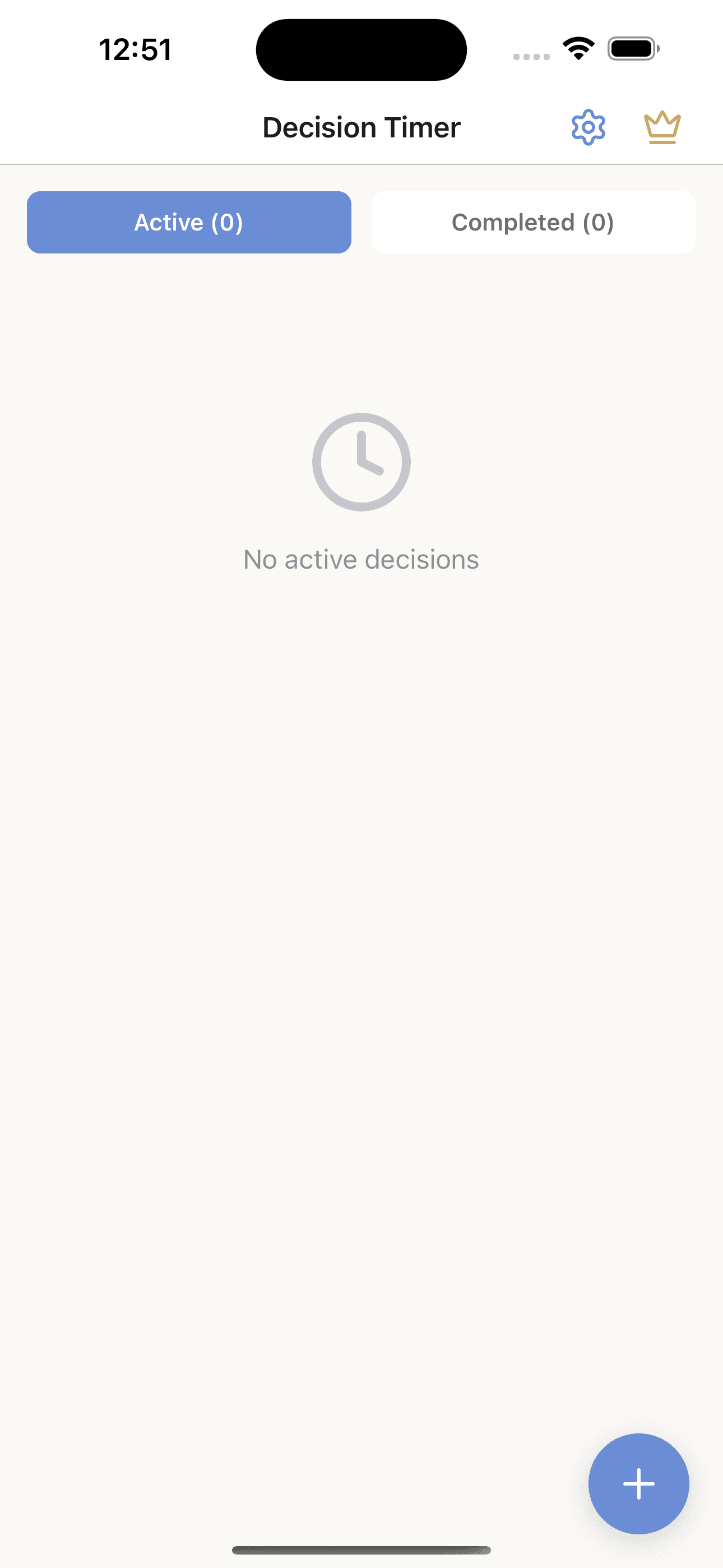 DecisionTimer screenshot 2
